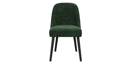 Bette Dining chairs in bottle green velvet