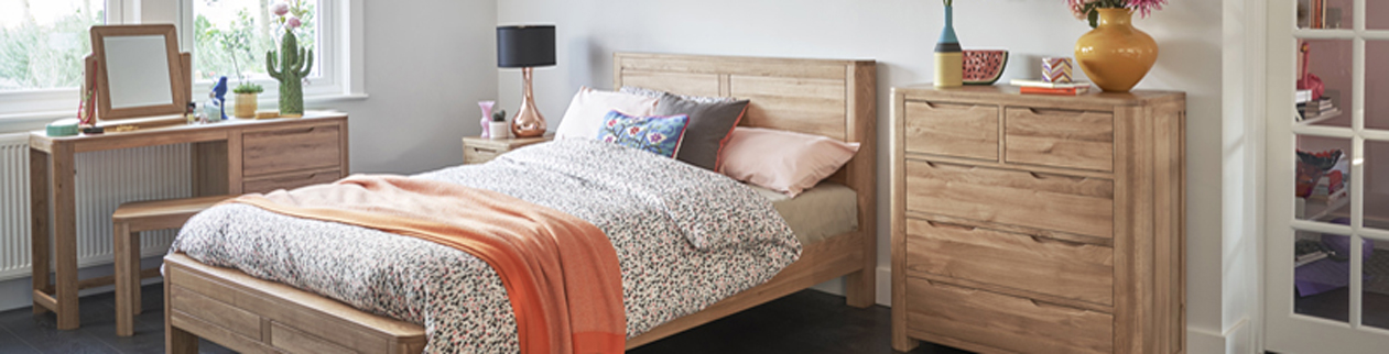 Furniture For Small Bedrooms Oak Furnitureland