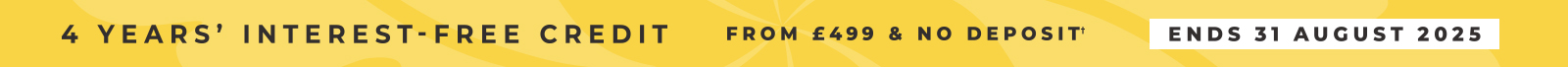 Interest-free credit from £499*