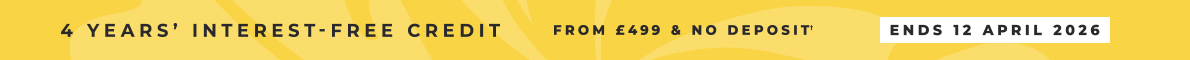 Interest-free credit from £499*
