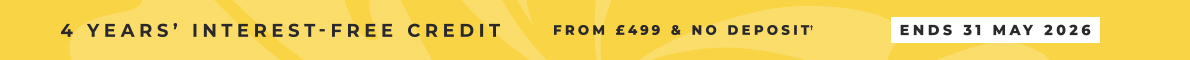 Interest-free credit from £499*