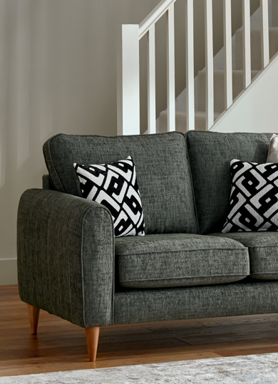 Sofas - Thornley 2 Seater Sofa in Forest Green Fabric