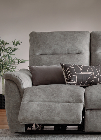 Sofas - Hoxley 4 Seater Sofa in Rust Fabric