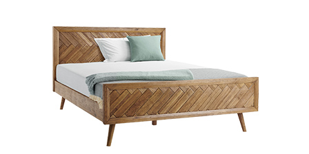 Parquet Double Bed