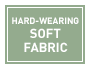 Hard-wearing soft fabric
