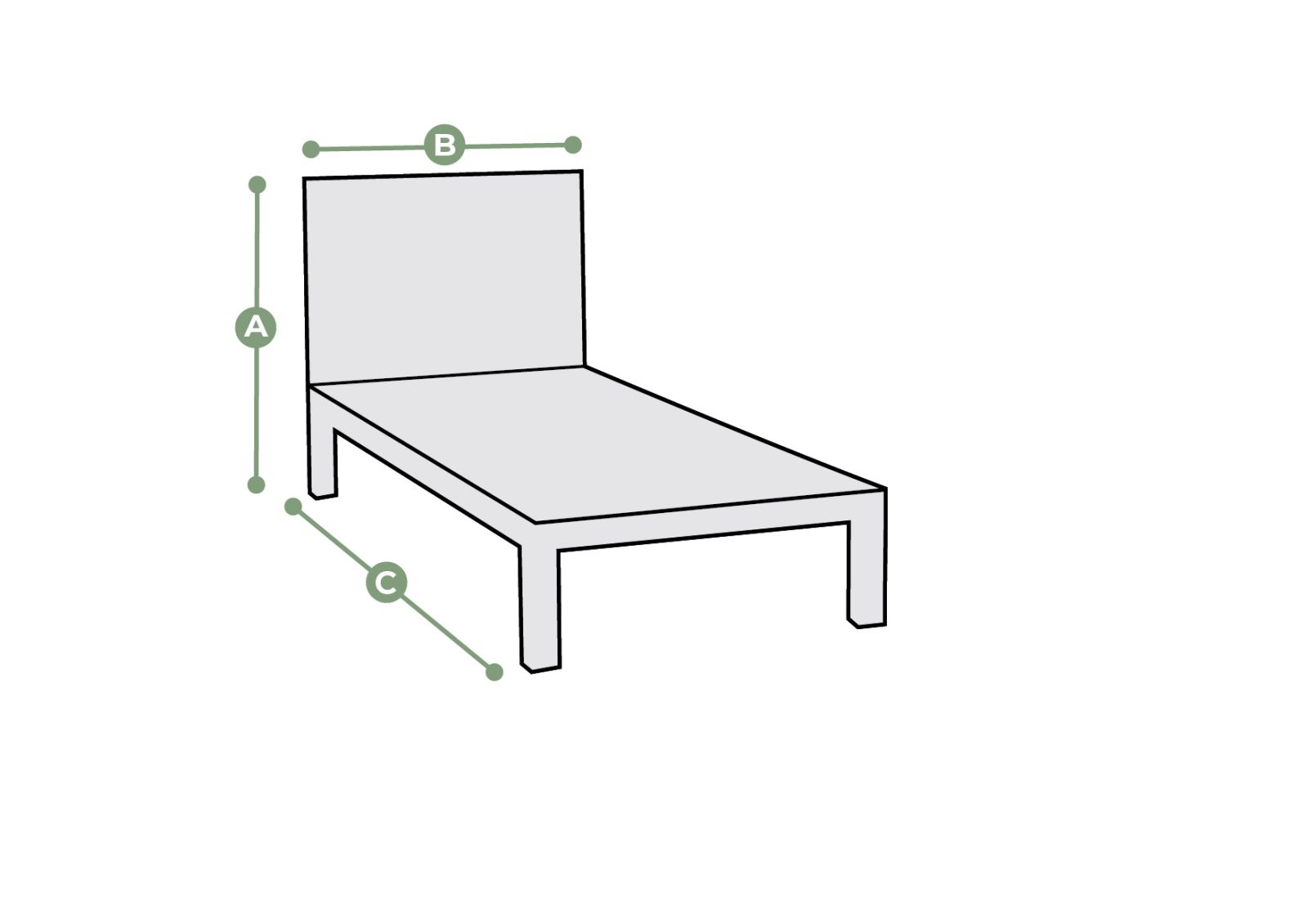 Bevel Single Bed Dimensions