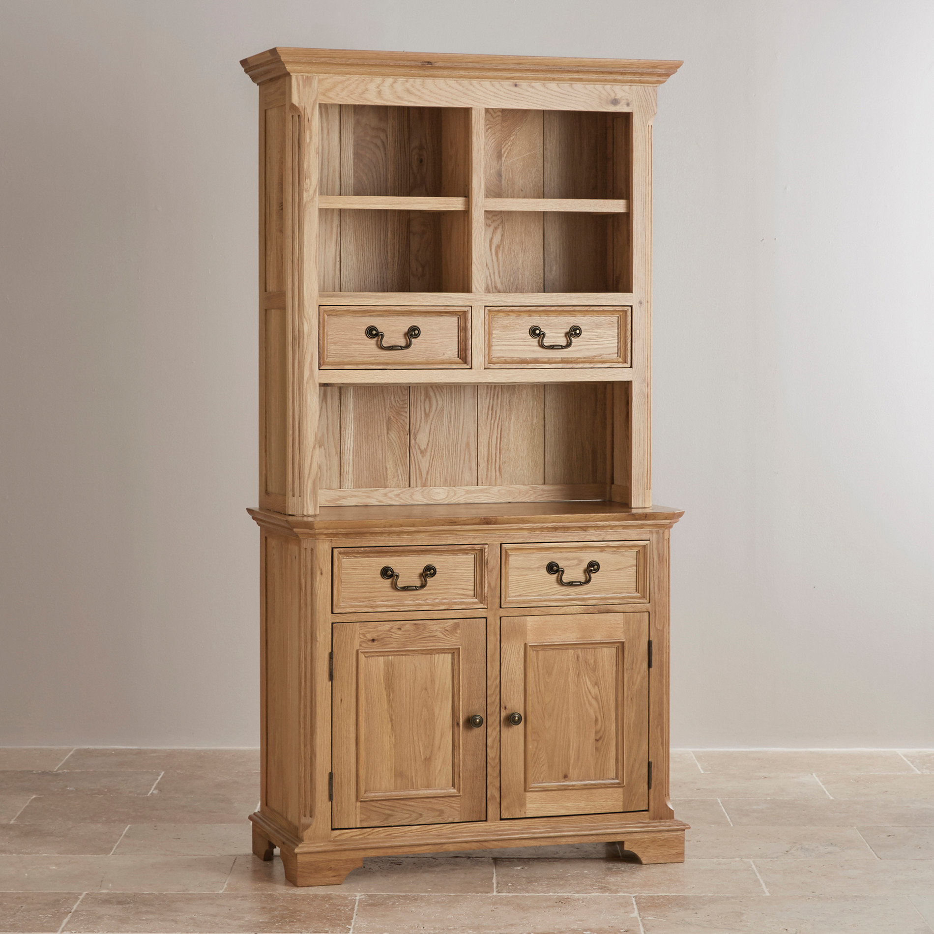 Edinburgh Small Dresser in Natural Solid Oak | Oak Furniture Land