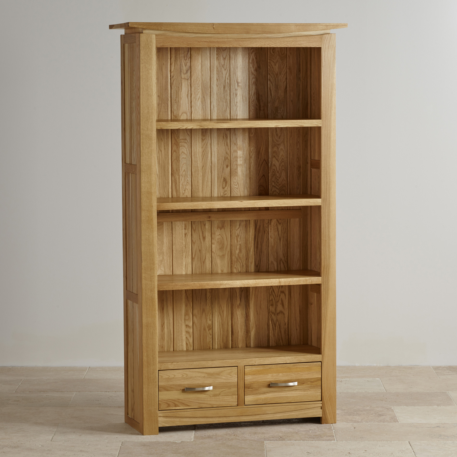 Tokyo Natural Solid Oak  Bookcase Living Room Furniture