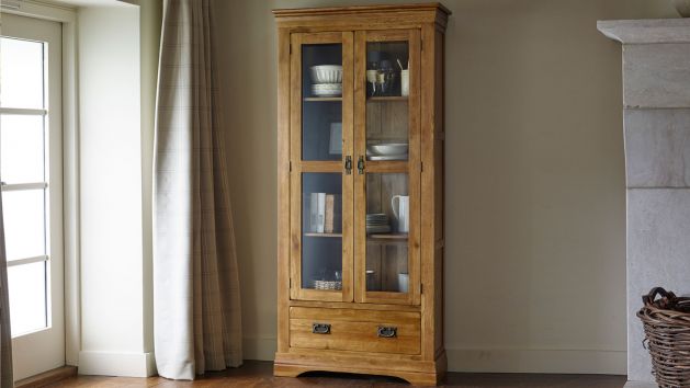 Oak Display Cabinets