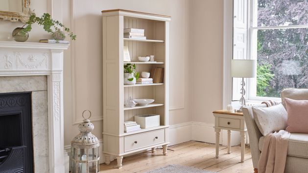 Mango and Painted Bookcases