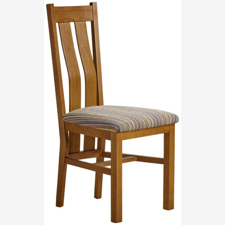 Oak Fabric Dining Chairs Images