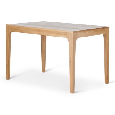 Durham Natural Oak Fixed Dining Table 120cm