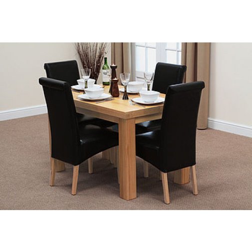 Fresco 6ft x 3ft Dining Table in Natural Oak Oak Furniture Land