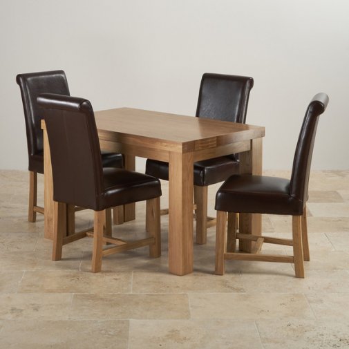 Fresco 6ft x 3ft Dining Table in Natural Oak Oak Furniture Land