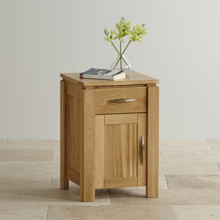 Galway Bedside Table in Natural Solid Oak | Oak Furniture Land