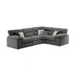 Morgan Group 2 Modular Sofa in Grey | Oak Furniture Land