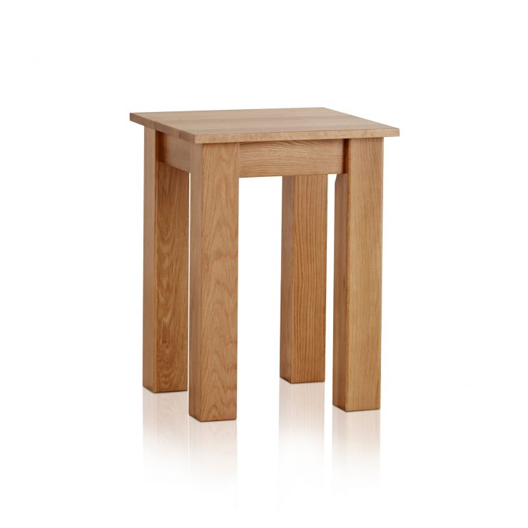 natural solid oak contemporary lamp table | living room furniture