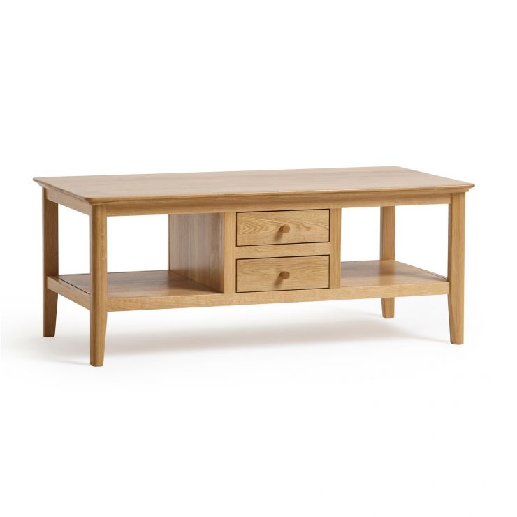 Oslo Natural Solid Oak Coffee Table