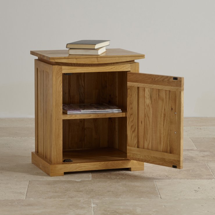 Tokyo Natural Solid Oak Bedside Cabinet