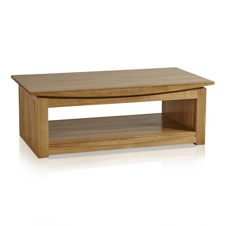 Tokyo Natural Solid Oak Large Coffee Table by Oak ...