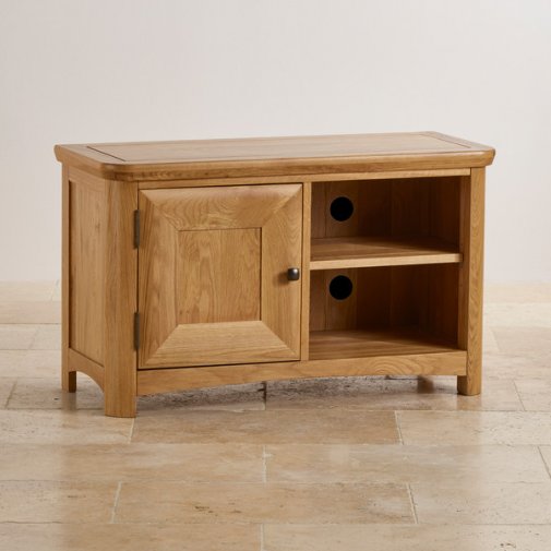 Oak TV Units & Stands Solid Wood TV Oak Furniture Land