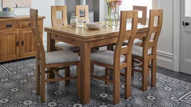 dining table chairs oak sets
