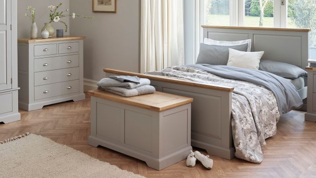 Mango and Painted Blanket Boxes