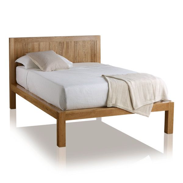 Tokyo KingSize Bed in Natural Solid Oak Oak Furniture Land