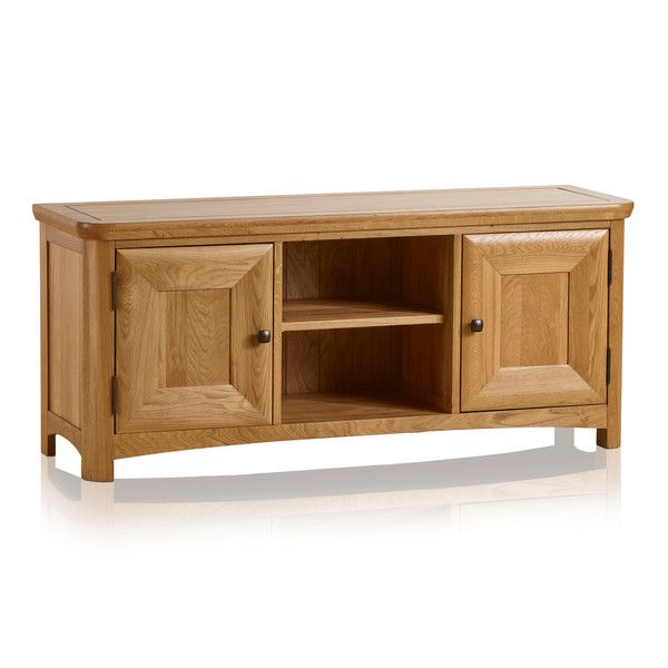 Oak TV Units & Stands Solid Wood TV Oak Furniture Land