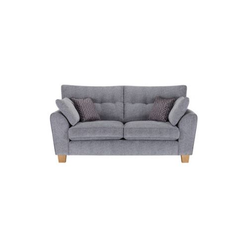 Brooke Right Hand Corner Sofa in Grey + Grey Scatters