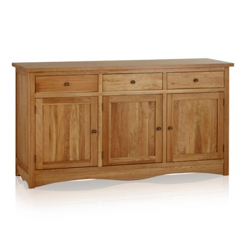 Alto Natural Solid Oak Large Sideboard Oak Furniture Land