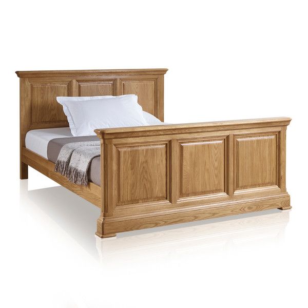 Tokyo KingSize Bed in Natural Solid Oak Oak Furniture Land