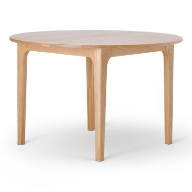 Durham Natural Oak Round Dining Table 120cm