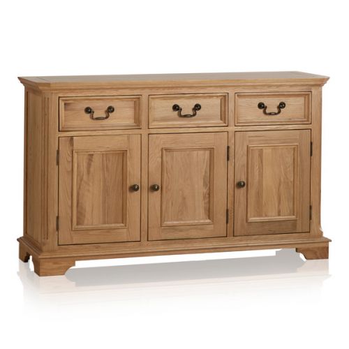 Alto Natural Solid Oak Large Sideboard Oak Furniture Land