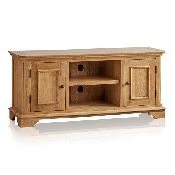 Oak TV Units & Stands Solid Wood TV Oak Furniture Land