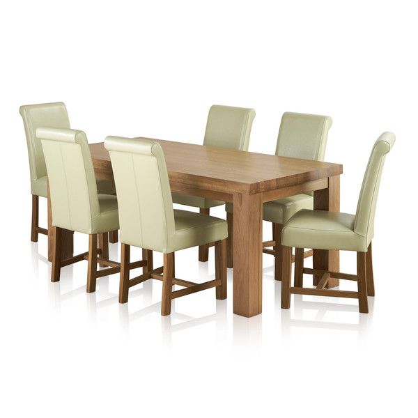 Fresco 6ft x 3ft Dining Table in Natural Oak Oak Furniture Land