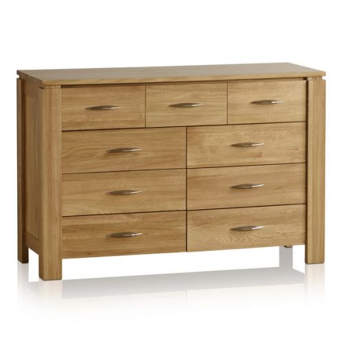 Galway Large Computer Desk in Solid Oak Oak Furniture Land