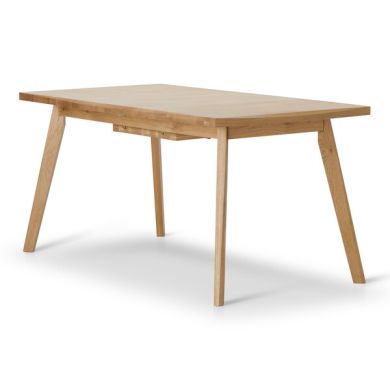 Oaklee Solid Oak 5ft x 3ft Extending Dining Table