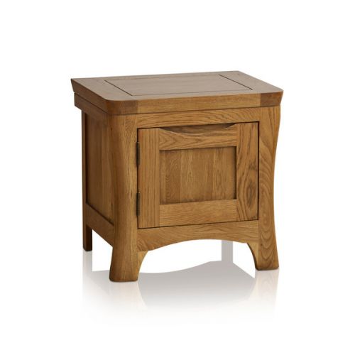 Orrick Wide Bookcase Solid Oak Oak Furniture Land