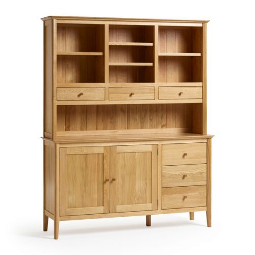 Oak Dressers Solid Wood Kitchen Dressers Oak Furnitureland
