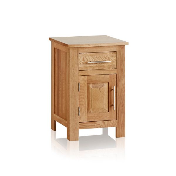 Tokyo Bedside Table In Natural Solid Oak | Oak Furniture Land