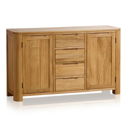 Alto Natural Solid Oak Large Sideboard Oak Furniture Land