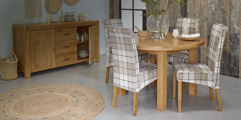 Round Dining Table and Chairs