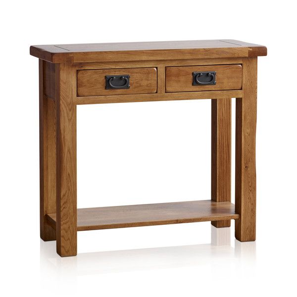 Oak Console Tables Solid Wood Hallway Tables Oak Furniture Land