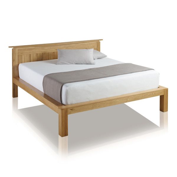 Tokyo KingSize Bed in Natural Solid Oak Oak Furniture Land