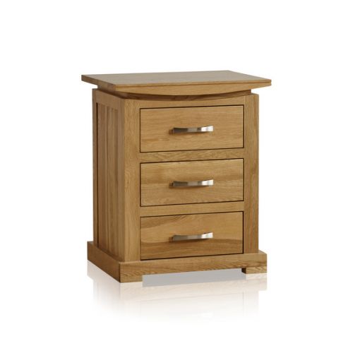 Tokyo Natural Solid Oak Tall Chest by Oak Furniture Land