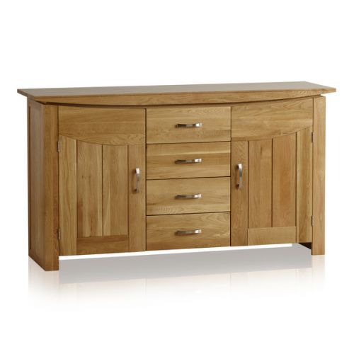 Alto Natural Solid Oak Large Sideboard Oak Furniture Land