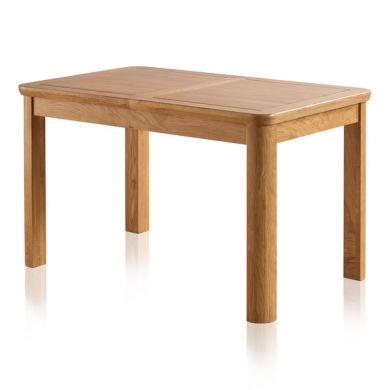 Wiltshire Natural Solid Oak 4ft 3" Extending Dining Table 