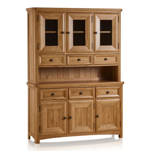 Oak Dressers Solid Wood Kitchen Dressers Oak Furnitureland