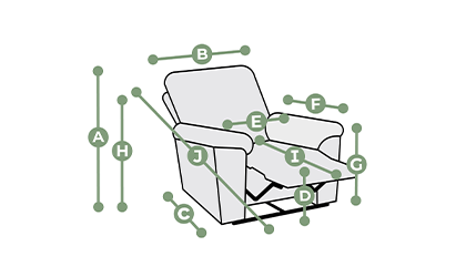 Dylan Electric Recliner Armchair Dimensions